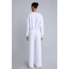 Defacto H4236AXGR421 Gri NBA Los Angeles Lakers Wide Leg Cepli Geniş Paça Beli Lastikli Skuba Dalgıç Kumaş Sporcu Eşofman Altı