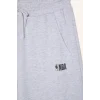 Defacto H4236AXGR421 Gri NBA Los Angeles Lakers Wide Leg Cepli Geniş Paça Beli Lastikli Skuba Dalgıç Kumaş Sporcu Eşofman Altı