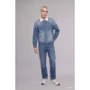 Defacto I6245AXNM28 Mavi Straıght Fıt Normal Bel Boru Paça Jean Pantolon