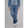 Defacto I6245AXNM28 Mavi Straıght Fıt Normal Bel Boru Paça Jean Pantolon