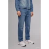Defacto I6245AXNM28 Mavi Straıght Fıt Normal Bel Boru Paça Jean Pantolon