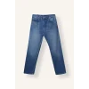 Defacto I6245AXNM28 Mavi Straıght Fıt Normal Bel Boru Paça Jean Pantolon