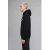 Defacto H2725AXBK81 Siyah Rick and Morty Boxy Fit Kapüşonlu Kanguru Cepli Baskılı Sweatshirt