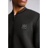 Defacto G3005AXBK81 Siyah Ultra Yumuşak Slım Fıt Kolej Yaka Bomber Basic Hırka