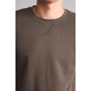 Defacto E8339AXKH534 Haki Pamuklu Regular Fit Basic Sweatshirt