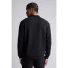 Defacto E9772AXBK81 Siyah Ultra Yumuşak Standart Fıt Dik Yaka Modal Sporcu Basic Sweatshirt