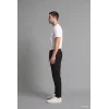 Defacto F0309AXBK81 Siyah Regular Fit Beli Bağcıklı Düz Paça Cepli Eşofman Altı