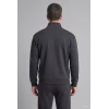 Defacto X7405AZAR9 Antrasit Regular Fit Dik Yaka Yarım Fermuarlı Basic Sweatshirt