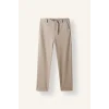 Defacto H1270AXGR302 Gri Regular Fit Beli Lastikli Düz Paça Pantolon