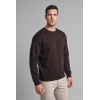 Defacto H5180AXBN337 Kahve Regular Fıt Bisiklet Yaka Basic Sweatshırt