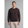Defacto H5180AXBN337 Kahve Regular Fıt Bisiklet Yaka Basic Sweatshırt