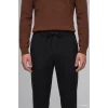 Defacto H1270AXBK27 Siyah Regular Fit Beli Lastikli Düz Paça Pantolon
