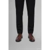 Defacto H1270AXBK27 Siyah Regular Fit Beli Lastikli Düz Paça Pantolon