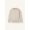 Defacto X8282AZGR169 Gri Boxy Fit Uzun Kollu Pamuklu Bisiklet Yaka İçi Yumuşak Tüylü Baskılı Sweatshirt