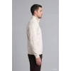 Defacto X7405AZER105 Ekru Regular Fit Dik Yaka Yarım Fermuarlı Basic Sweatshirt