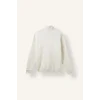 Defacto X7405AZER105 Ekru Regular Fit Dik Yaka Yarım Fermuarlı Basic Sweatshirt