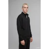 Defacto E9363AXBK81 Siyah Boxy Fıt Dik Yaka Skuba Kumaş Uzun Kollu Basic Sweatshirt
