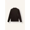 Defacto I2734AXBN338 Kahve Regular Fit Düğmeli Polo Yaka Basic Sweatshirt
