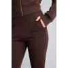 Defacto G9445AXBN192 Kahve Flare Fit Elastik Bağlamalı Bel Modal Pantolon