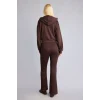 Defacto G9445AXBN192 Kahve Flare Fit Elastik Bağlamalı Bel Modal Pantolon