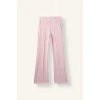 Defacto G9445AXPN74 Pembe Flare Fit Elastik Bağlamalı Bel Modal Pantolon