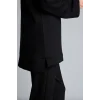 Defacto I4194AXBK81 Siyah Regular Fit Bisiklet Yaka Önü Dikiş Detaylı Uzun Kollu Tunik Basic Sweatshirt