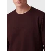 SOUTHBLUE Bordo Bisiklet Yaka Nakışlı Erkek Kalın Sweatshirt
