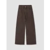 LCW Kids Kahverengi Wideleg Kız Çocuk Jean Pantolon