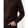 LCWAIKIKI Classic Mürdüm Polo Yaka Erkek Kalın Sweatshirt