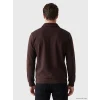 LCWAIKIKI Classic Mürdüm Polo Yaka Erkek Kalın Sweatshirt