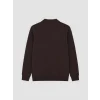 LCWAIKIKI Classic Mürdüm Polo Yaka Erkek Kalın Sweatshirt