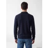 LCWAIKIKI Classic Lacivert Polo Yaka Erkek Sweatshirt