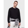 XSIDE Siyah Bisiklet Yaka Erkek Sweatshirt