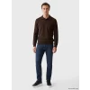 LCWAIKIKI Classic Kahverengi Polo Yaka Erkek Sweatshirt