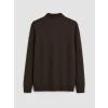 LCWAIKIKI Classic Kahverengi Polo Yaka Erkek Sweatshirt
