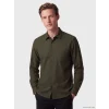 SOUTHBLUE Haki Regular Fit Gabardin Erkek Gömlek