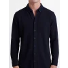 LCW Vision Lacivert Slim Fit Dokulu Erkek Gömlek