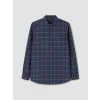 LCWAIKIKI Classic Sarı Regular Fit Ekose Erkek Gömlek