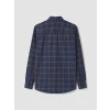 LCWAIKIKI Classic Sarı Regular Fit Ekose Erkek Gömlek
