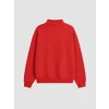 LCW Kids Kırmızı New York Baskılı Kız Çocuk Sweatshirt