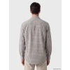LCWAIKIKI Classic Bej Regular Fit Ekose Gabardin Erkek Gömlek