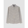 LCWAIKIKI Classic Bej Regular Fit Ekose Gabardin Erkek Gömlek