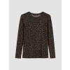 LCW EVERYDAY Kahverengi Leopar Desenli Kadın Body