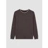 LCWAIKIKI Classic Kahverengi Bisiklet Yaka Erkek Sweatshirt
