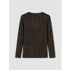 LCW EVERYDAY Kahverengi Leopar Desenli Kadın Body