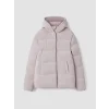 LCW Kids Pembe Kapüşonlu Kız Çocuk Şişme Mont