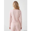 LCW Young Pembe V Yaka Çiçekli Kadın Pijama Takım