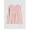 LCW Young Pembe V Yaka Çiçekli Kadın Pijama Takım