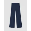 LCW Young Lacivert V Yaka Nakışlı Kadın Pijama Takım