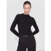 LCW EVERYDAY Siyah Dik Yaka Kadın Fitilli Body